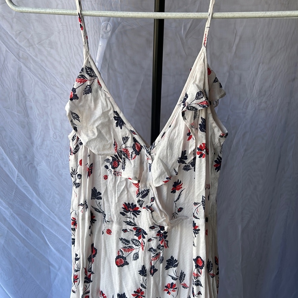 White/Floral Pantsuit